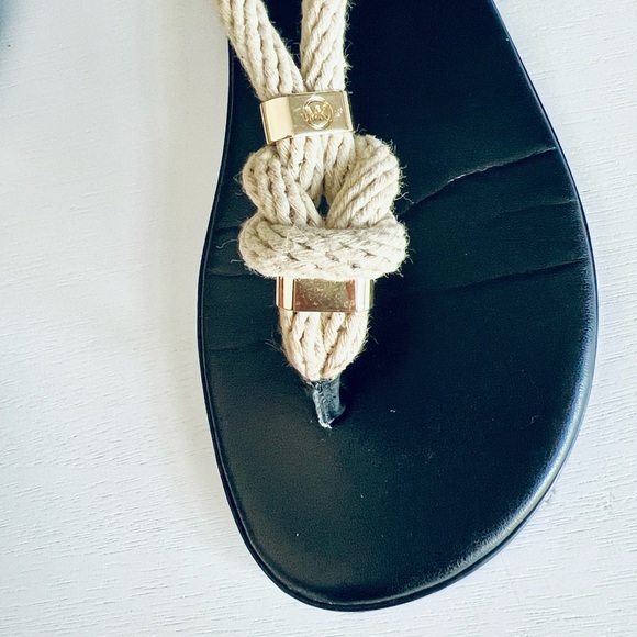 Michael Kors black holly jelly sandal rope size 7 - Picture 3 of 6